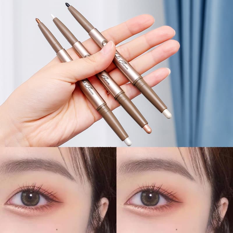 Two-Headed Eyeshadow Stick with Pearl Light Effect 1
