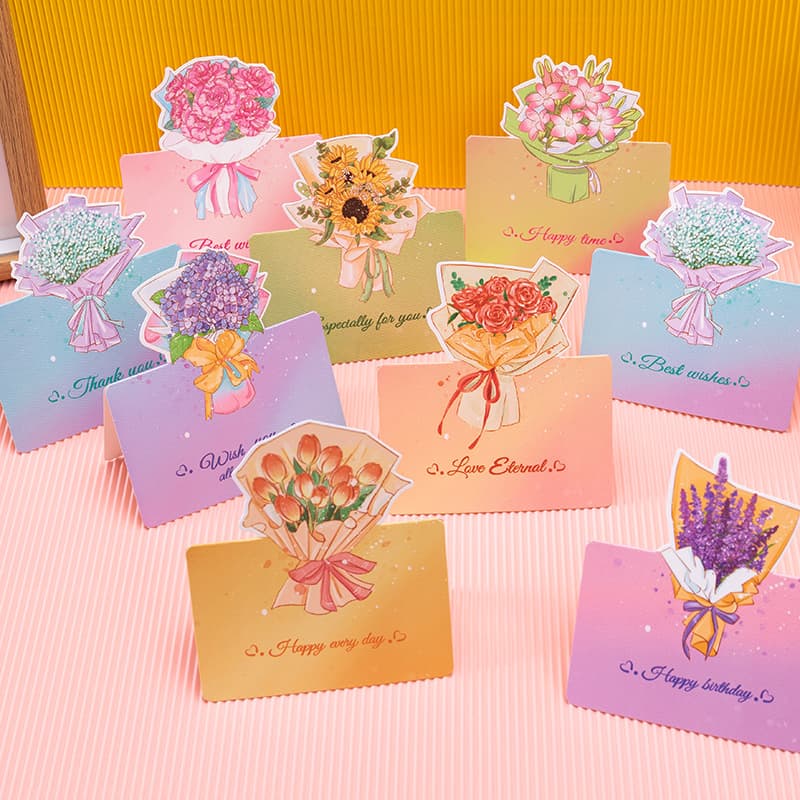 (Cross-border trading), fresh postcard, cards, Christmas flower shop for St. Valentine's Day 4