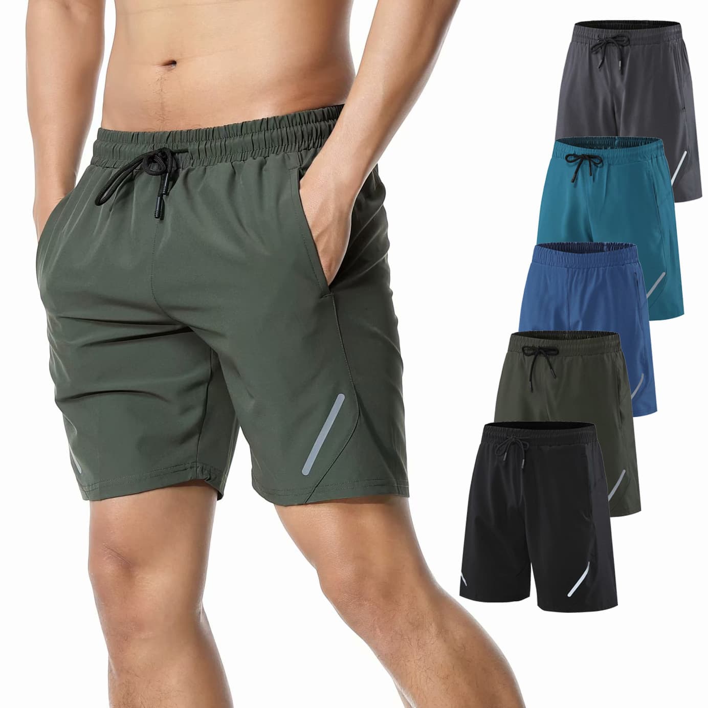 (Cross-border trading), sports summer shorts, trousers for gym, quick dry overall, for running 1