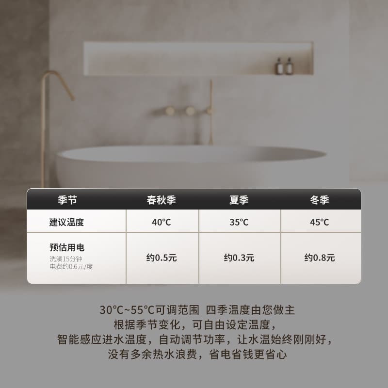 Xinfei electric water heater instantaneous household hot water treasure shower bath machine water heater kitchen treasure constant temperature fast heating type 4