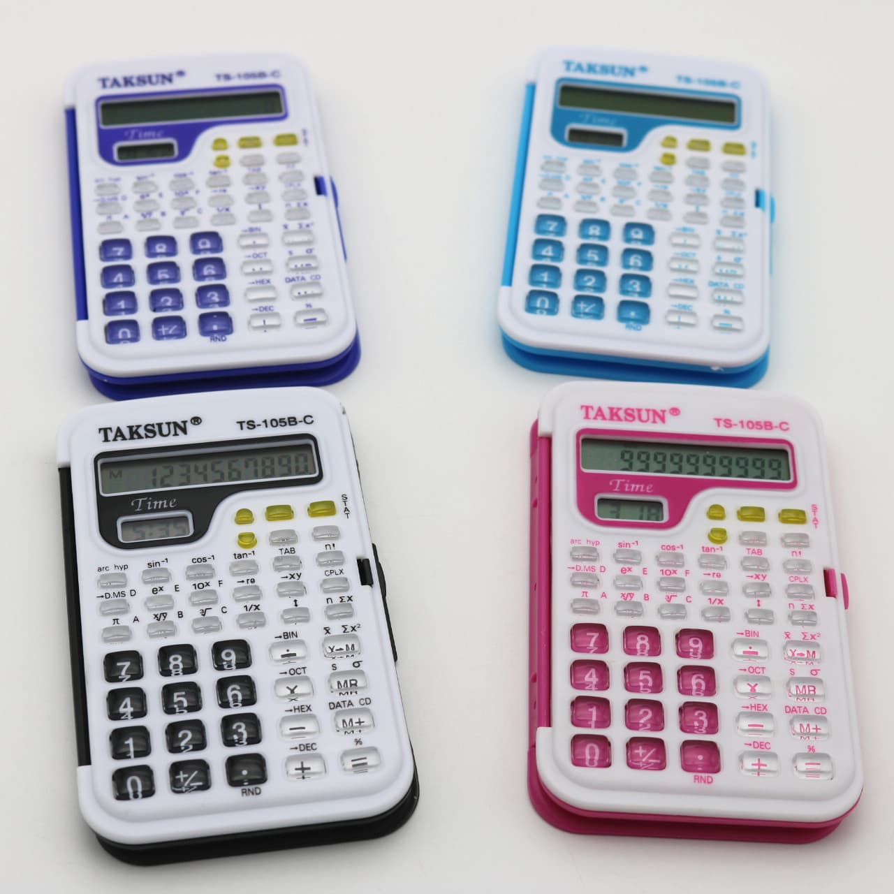 Wholesale Dexin Band 10 -bit 105B Student Electronic Calculator Colorful Function Financial Office Computer 2