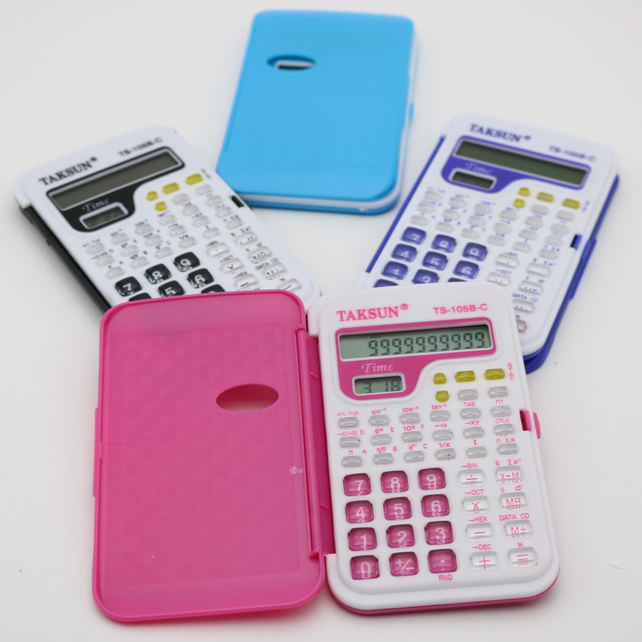 Wholesale Dexin Band 10 -bit 105B Student Electronic Calculator Colorful Function Financial Office Computer