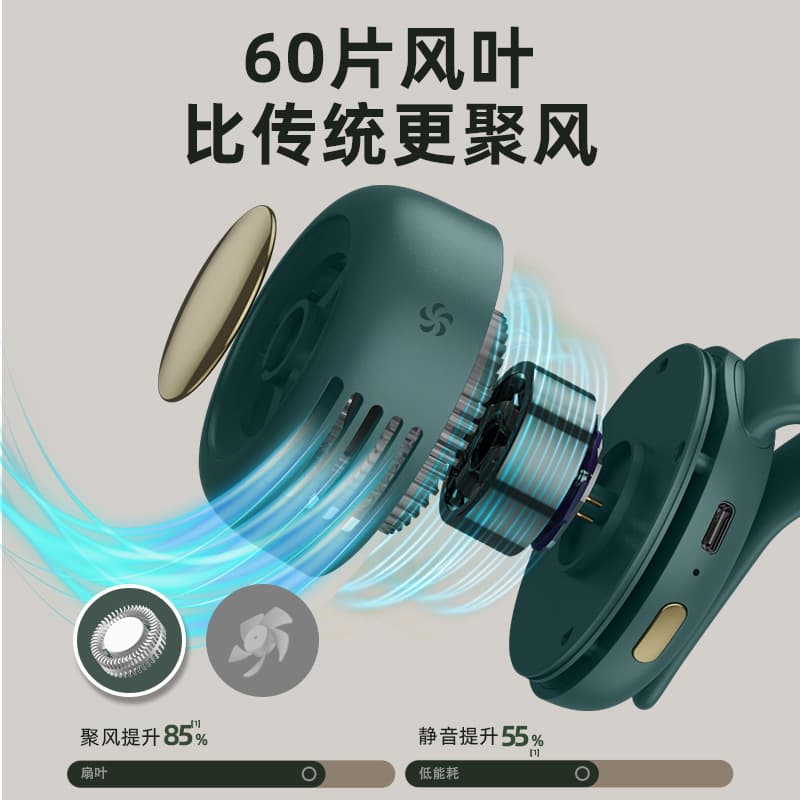 (Cross-border trading), small handheld air fan, factory direct supply 2