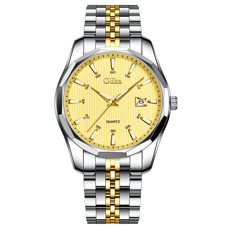 (Cross-border trading), waterproof men's watch, universal steel belt, quartz watches, fully automatic 5