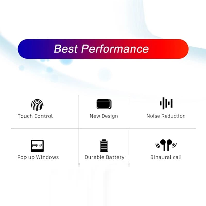 Pro4 TWS Wireless Headphone Pro5 Music Rename Earbuds5.0 5