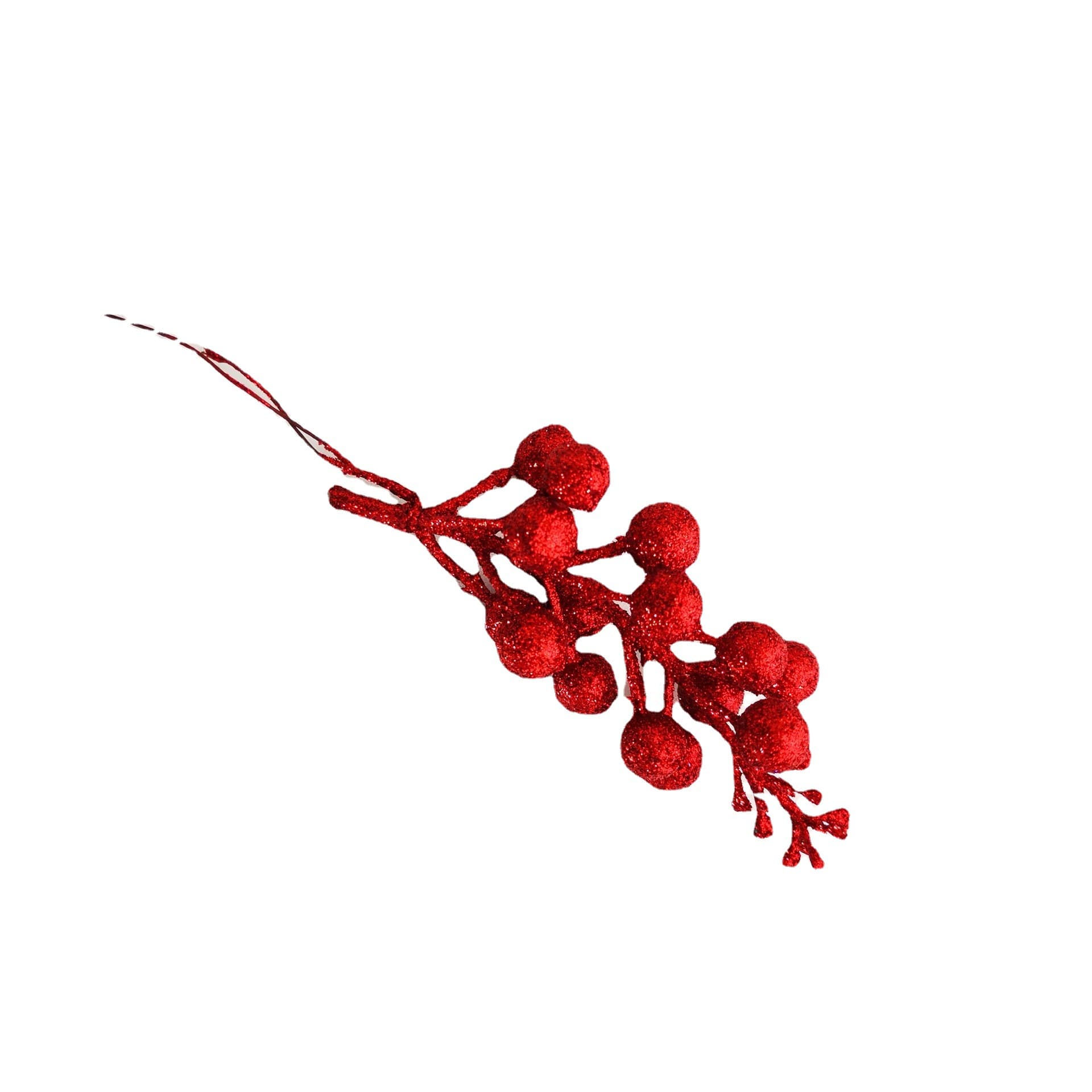 Manufacturer supplies Christmas decorations, golden pink balls, grape berries, festive atmosphere decoration, sequin accessories, festive atmosphere 5