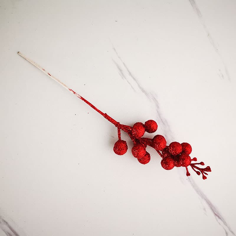 Manufacturer supplies Christmas decorations, golden pink balls, grape berries, festive atmosphere decoration, sequin accessories, festive atmosphere 6