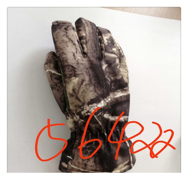 (Cross-border trading), ski camouflage gloves for men and women, Russia, direct factory sales 3