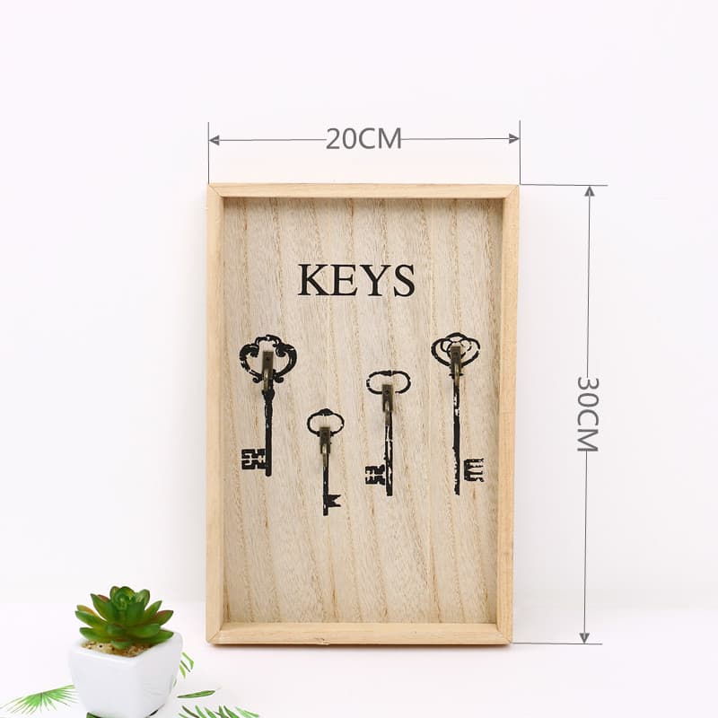 Creative wooden accessory for keys, European style 2