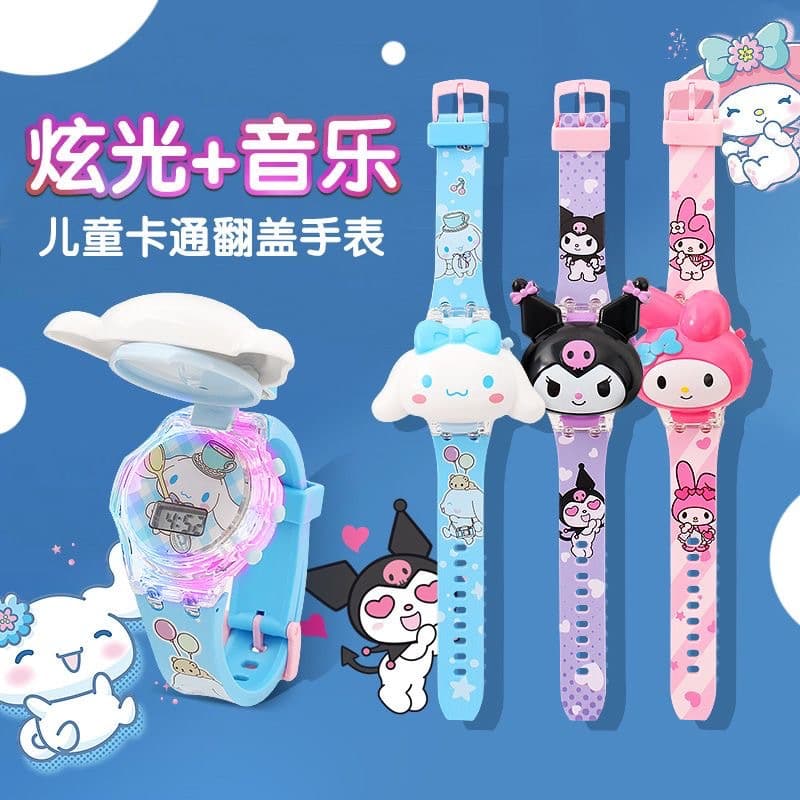 Cartoon lightweight music watch, children's toy, (Physicals) 3