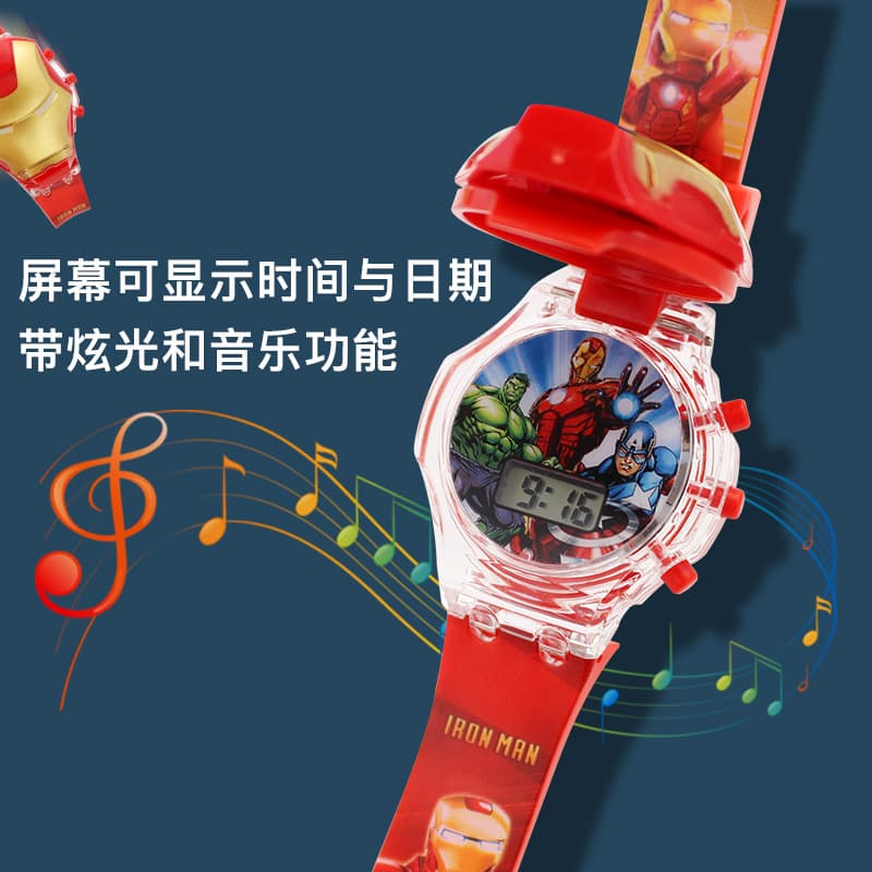 Cartoon lightweight music watch, children's toy, (Physicals) 4