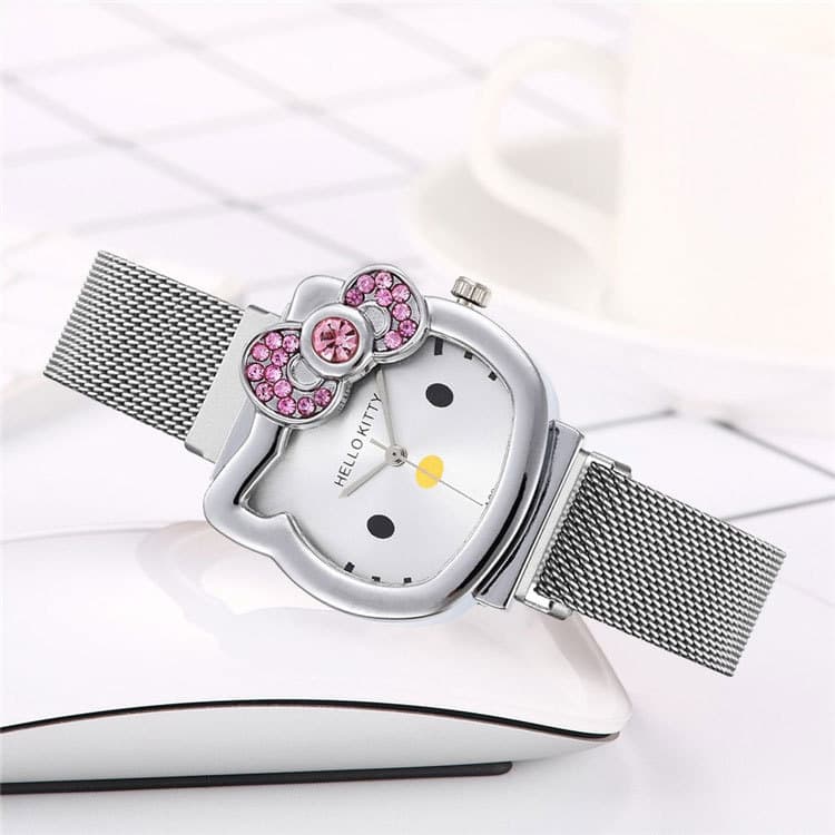Swiss watch, women's watch with bow, cartoon strong magnet 3