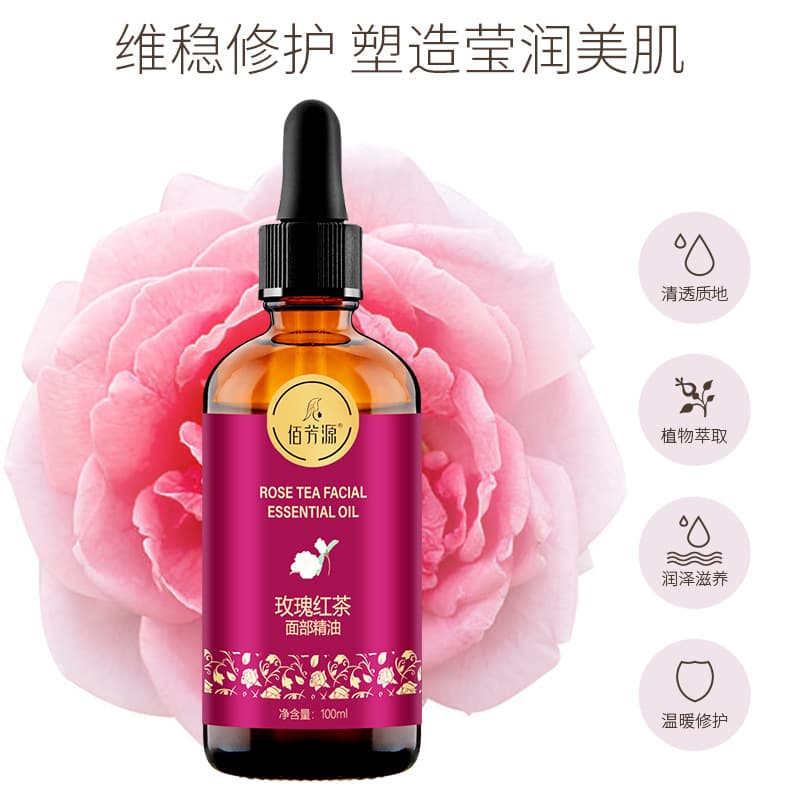 Massager contains rose for face, cosmetic oil for skin care, for beauty salons, (Physicals) 2