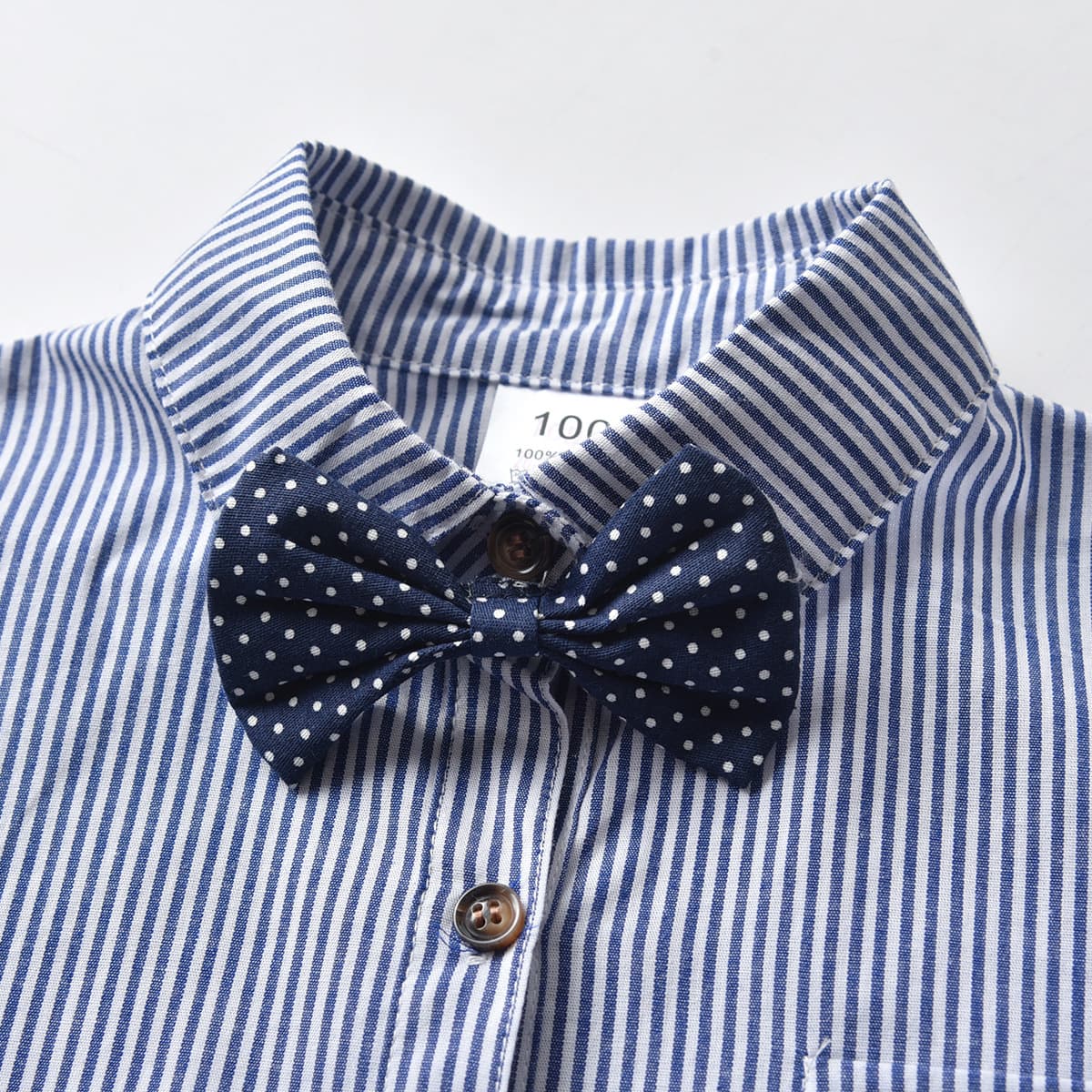 (Cross-border trading), summer shirt for boys, bow tie, suspenders, children's set 3