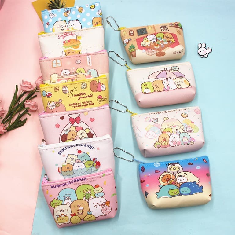 (Cross-border trading), cute creative polyurethane wallet, key bag, coins, small children's bag, small bag 1