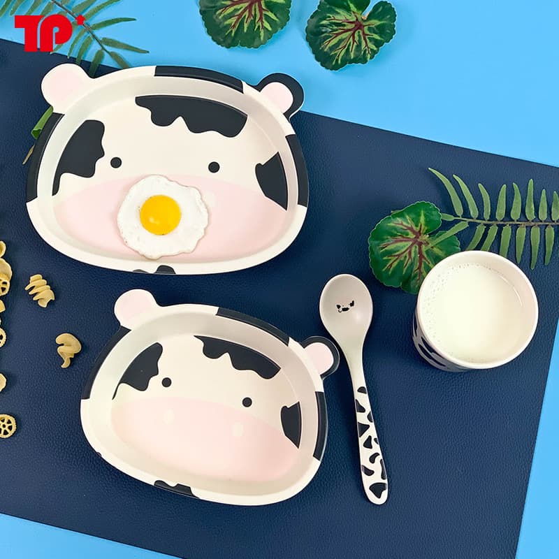Children's tableware, set for supplementary food, Birthday gift 4