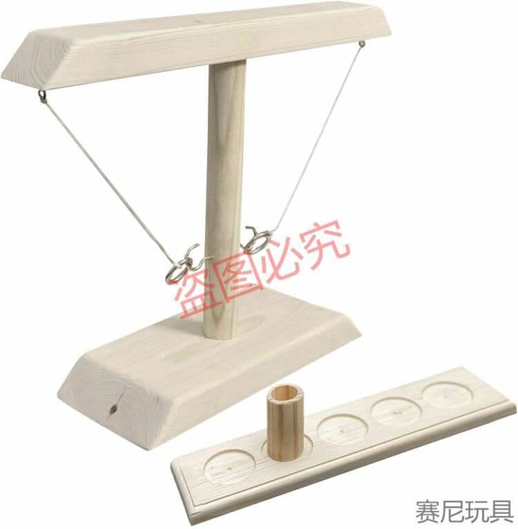 Cross -border Ring TOSS Game Amazon Wooden Polying Game Hook Ringwin Interactive Game shooting game 4