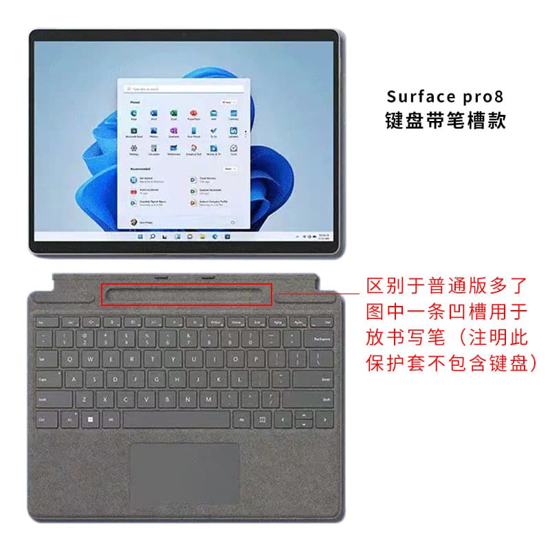 Suitable for Microsoft Surface Pro 12/13 Tablet Protective Case Surface Protective Case Microsoft Tablet Protective Case 2