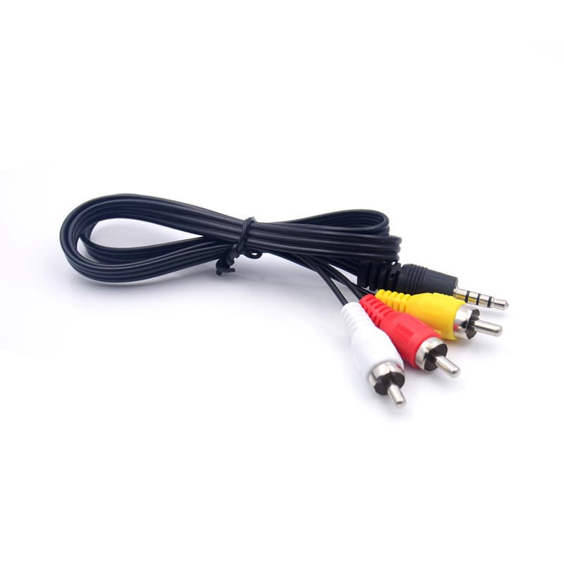 Adapter cable, three-in-one, 3.5mm, 1meter, 0.65meter, 1.5meter 5