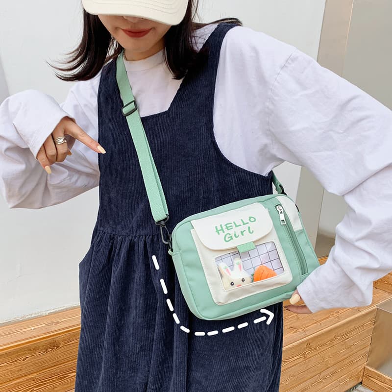 Shopping bag, Japanese fresh phone bag, cute one-shoulder bag 3