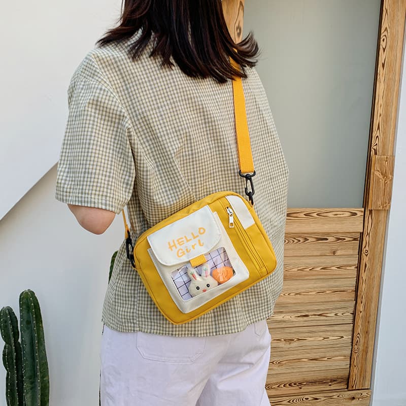 Shopping bag, Japanese fresh phone bag, cute one-shoulder bag 4