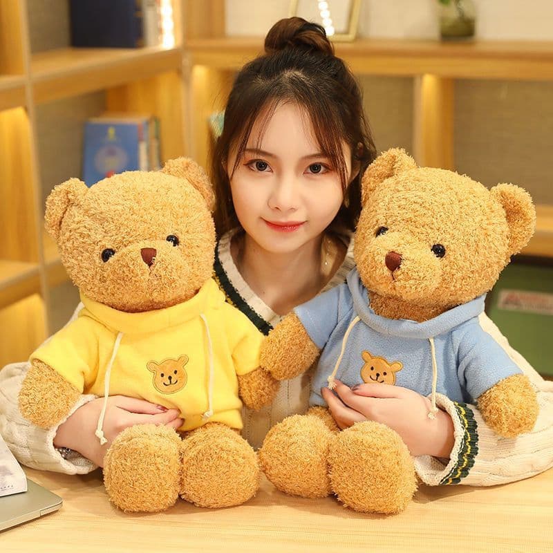 (Wholesale), cute plush toy, rag doll, with little bears, Birthday gift 4
