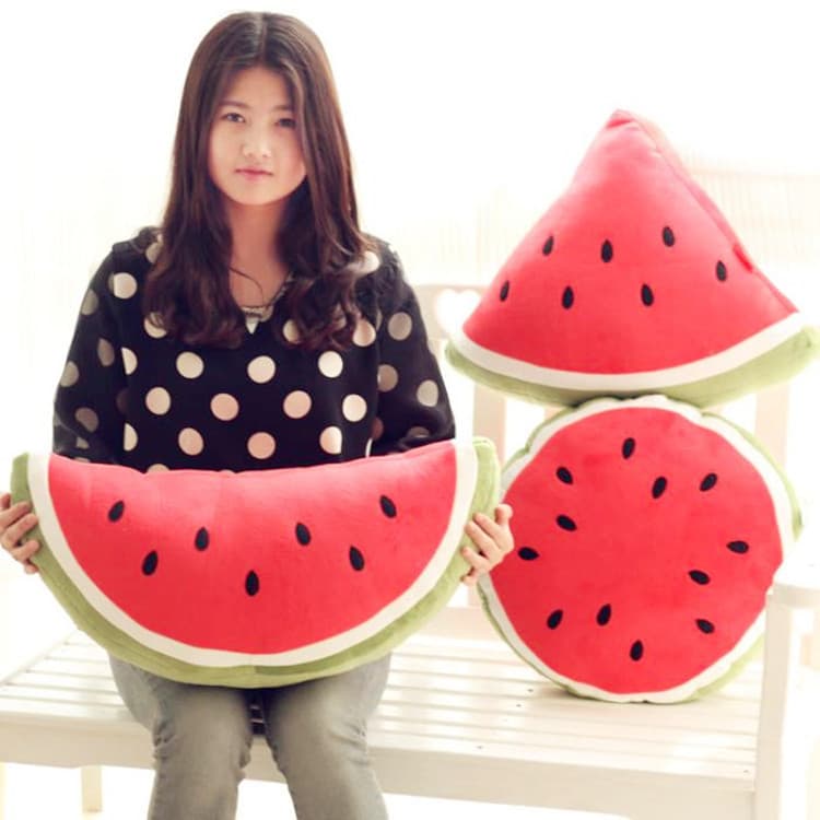 High simulation watermelon pillow fruit series plush toys pillow hug pillow pillow lush pillow Plush toy 2