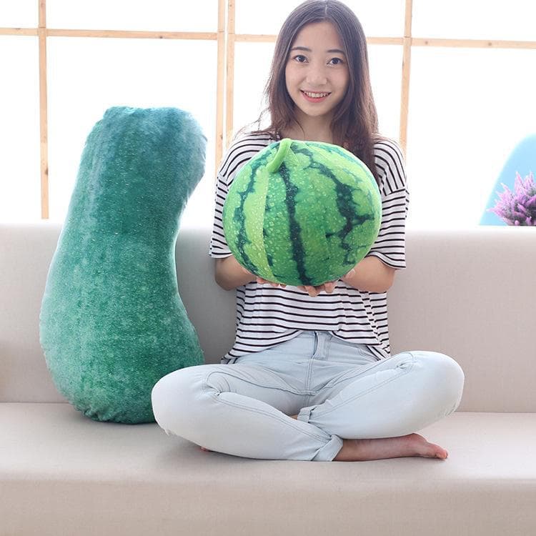 High simulation watermelon pillow fruit series plush toys pillow hug pillow pillow lush pillow Plush toy 4