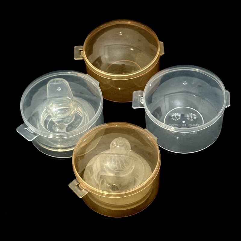 Children's universal pacifier, plastic straw, pack, handheld dustproof storage box to go out 4
