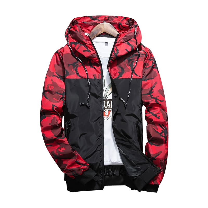 Spring men's camouflage universal jacket, trend of season, Korean style 5