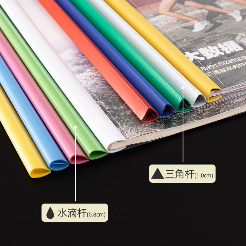Wholesale thickened A4 paper pump folder folder thickened transparent PP lever clip office resume test paper storage clip office 3