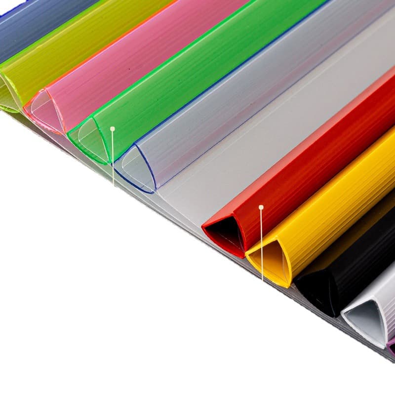 Wholesale thickened A4 paper pump folder folder thickened transparent PP lever clip office resume test paper storage clip office 5