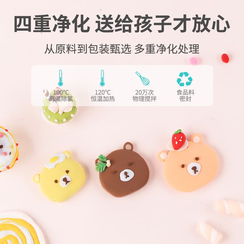 (Wholesale), ultra light children's clay, space eraser for kindergarten, DIY, 36 colors, 500 gram 3