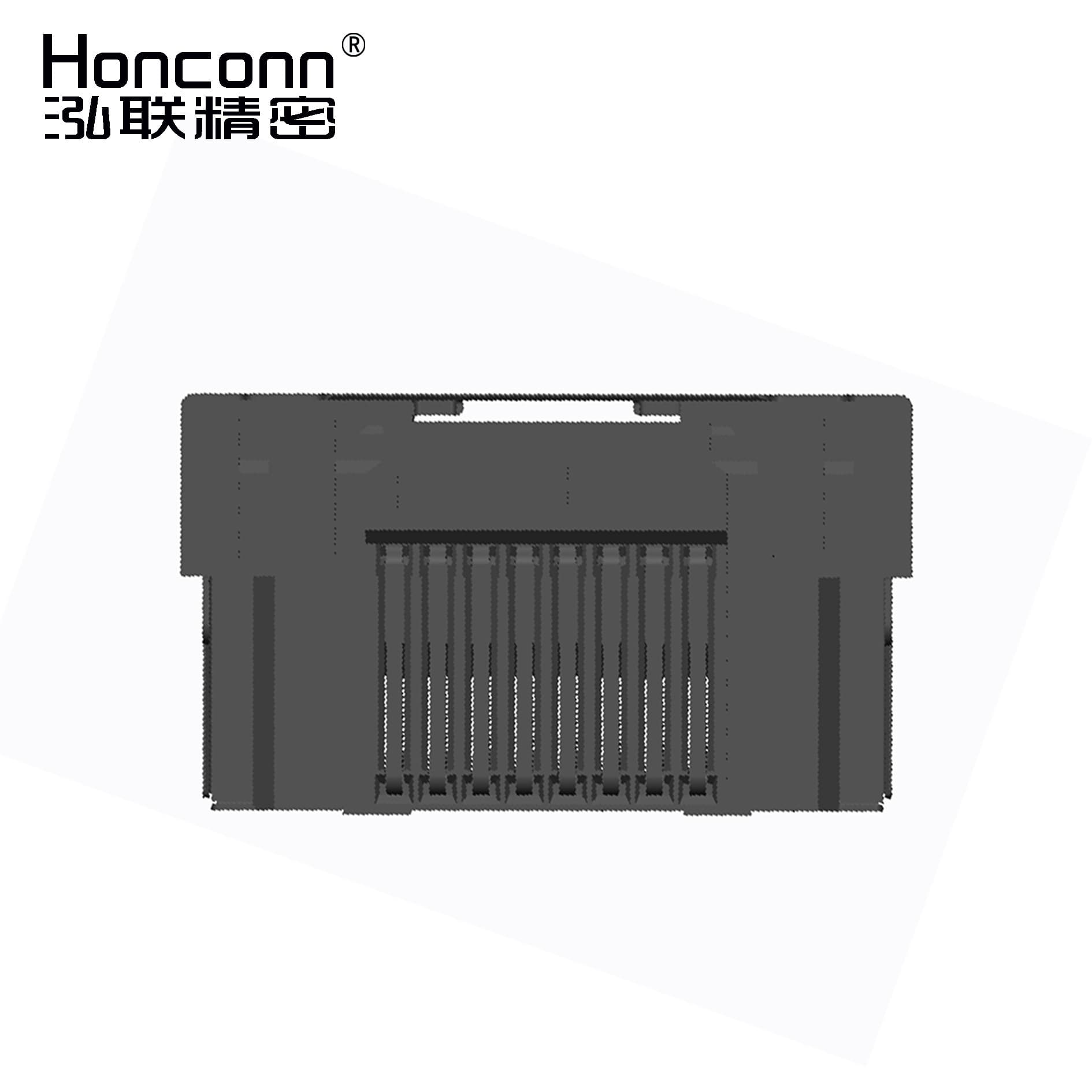 [Conn RJ45 8P FEMALE 沉板H4.3 DIP 不带灯] 2