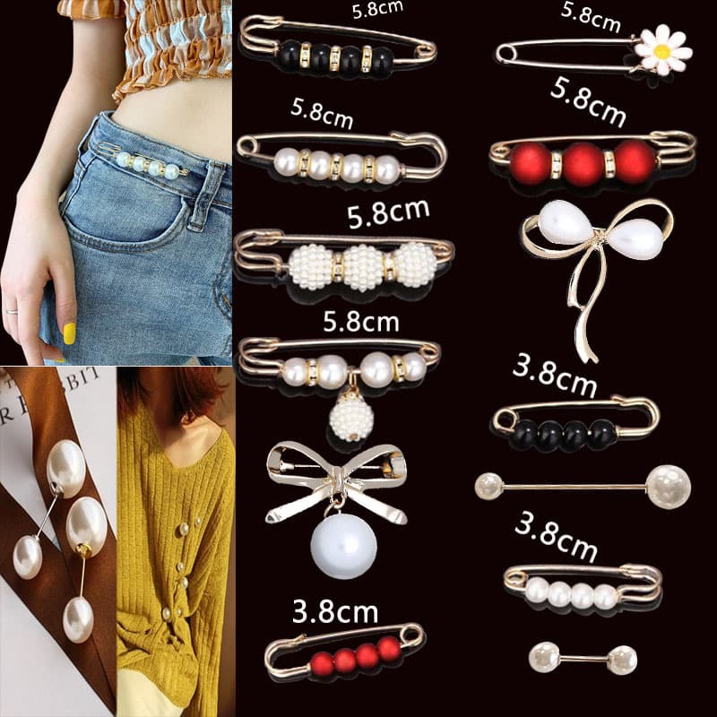 Trousers, pin, accessory, protective underware, brooch, brace, clips included