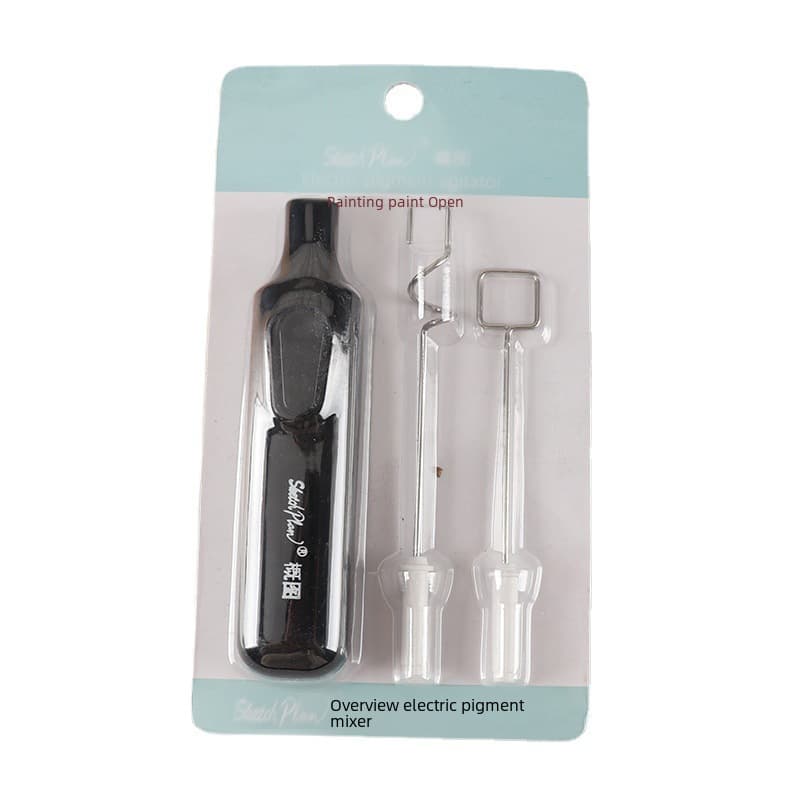 Art pigment gouache, electric painted mixing stick, automatic battery 3