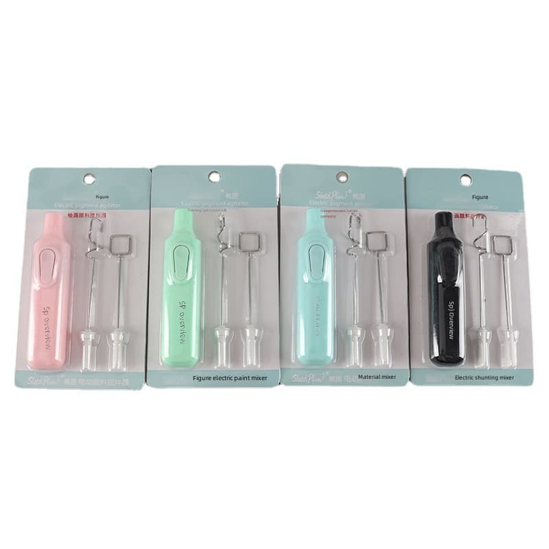 Art pigment gouache, electric painted mixing stick, automatic battery 5