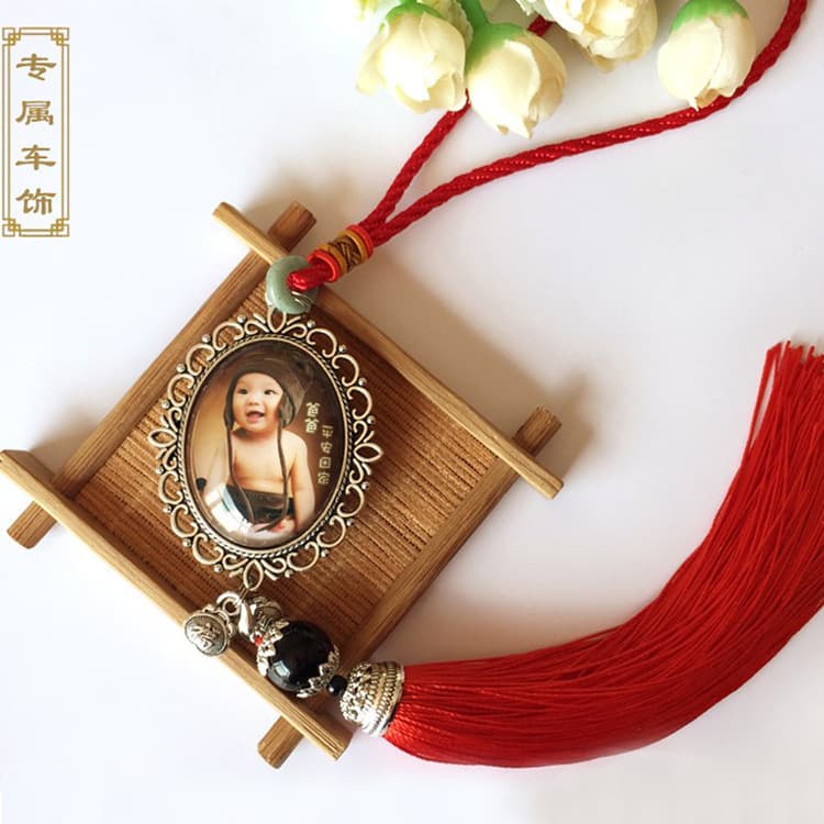 Pendant with tassels, Chinese windmill toy with accessories 3
