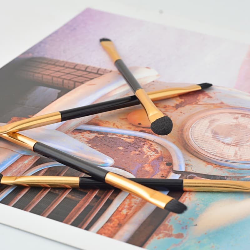 (Wholesale), double-sided brush, cosmetic eye shadow, (Physicals) 3