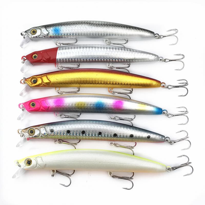 Tyrant Mino fishing gear bare babbon fake bait road Asian fish hook bass bass lip -up mouth 14cm28g 2
