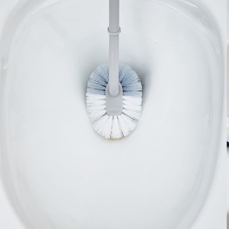 Japanese -style S -shaped toilet brush toilet without dead -angle cleaning toilet cleaning brush home wash toilet brush brush soft hair 4