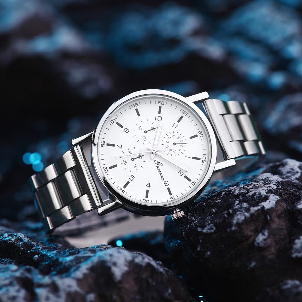 (Cross-border trading), men's swiss watch stainless steel, quartz men's watch, (Physicals), simple and elegant design, high-quality style 2
