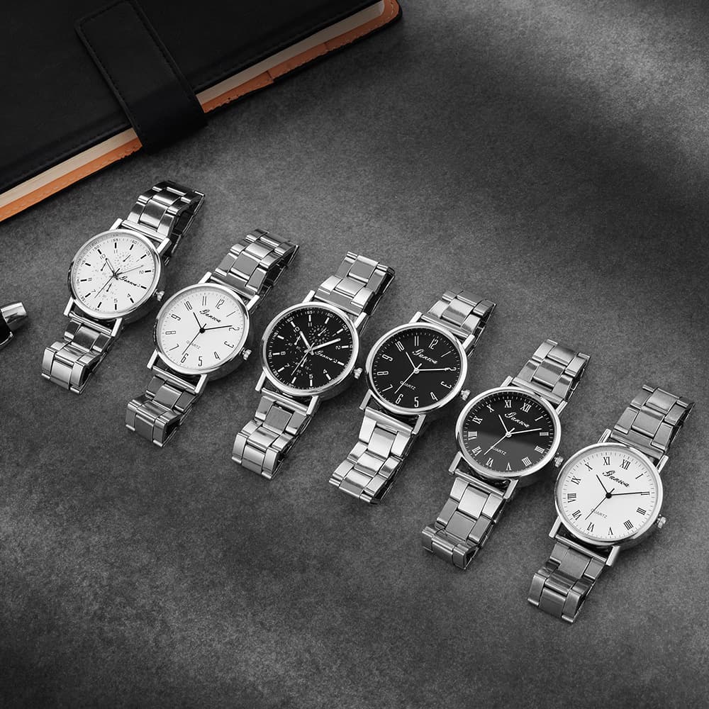 (Cross-border trading), men's swiss watch stainless steel, quartz men's watch, (Physicals), simple and elegant design, high-quality style 3
