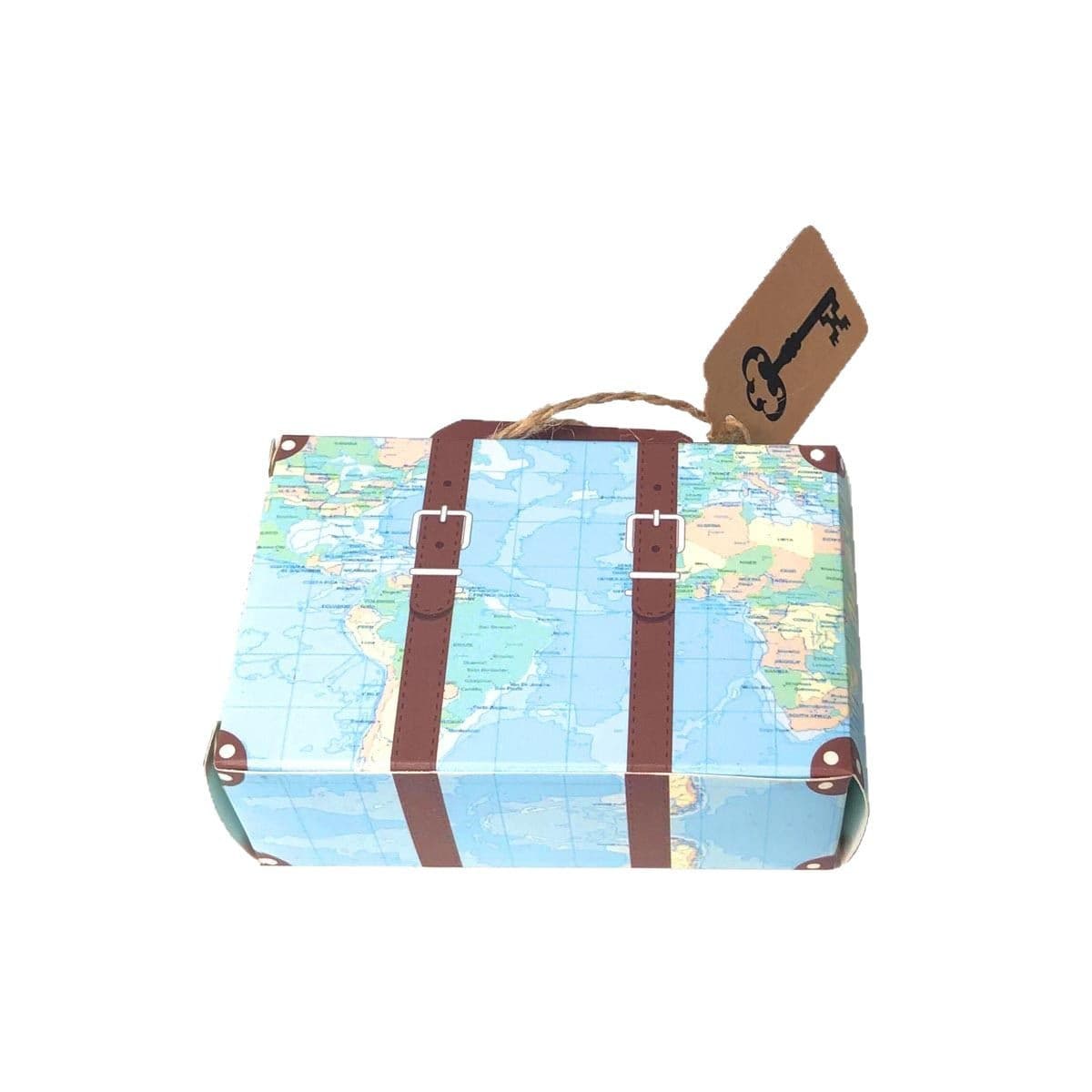 (Cross-border trading), suitcase, gift box, retro card for traveling, leather airplane, new collection 5