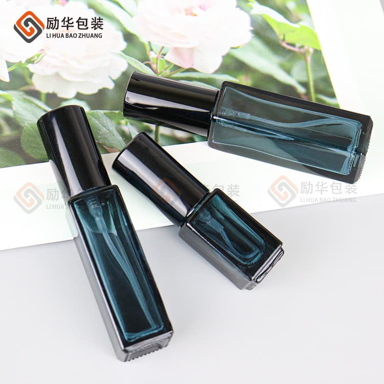 Square perfume, sprayer, spray, bottle, 10 ml, sample 1