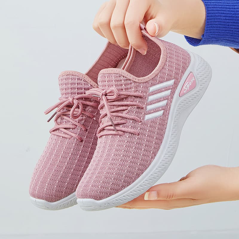 Coconut women's shoes breathable running and walking flying mesh shoes for women 2026 spring and summer new casual sports shoes 2