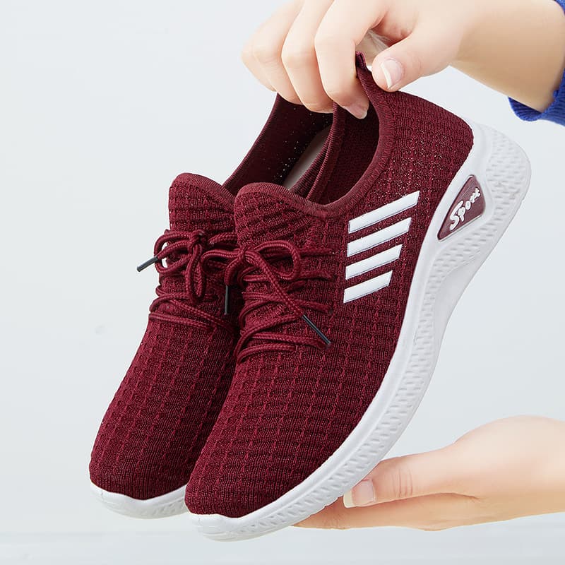 Coconut women's shoes breathable running and walking flying mesh shoes for women 2026 spring and summer new casual sports shoes 4