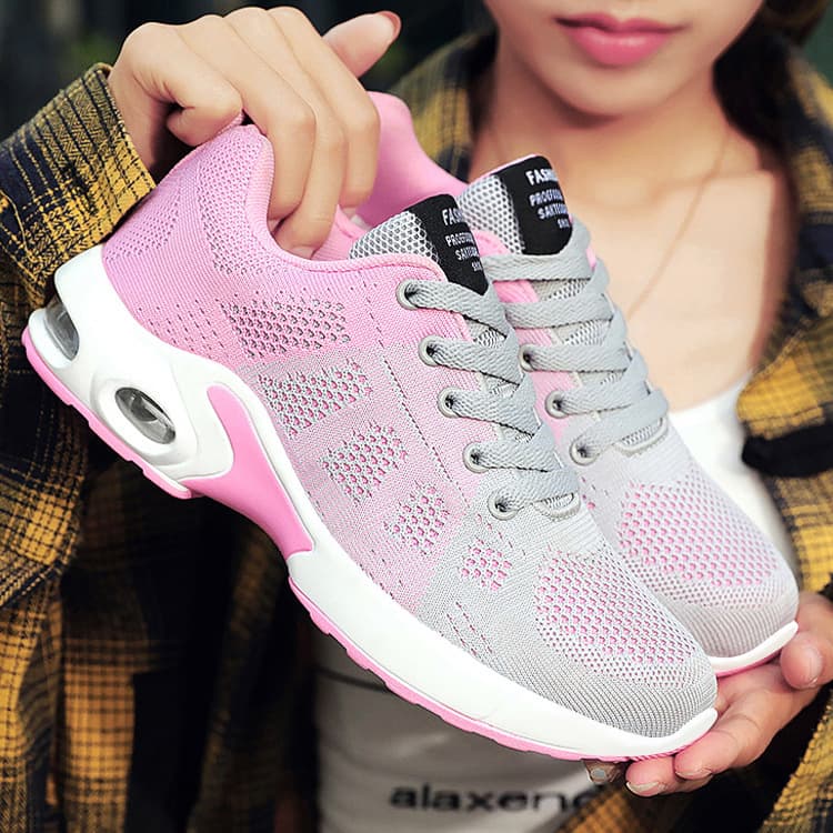 Women's shoes spring cross-border women's sports shoes large size soft sole running shoes air cushion shoes shoes casual mesh shoes 2
