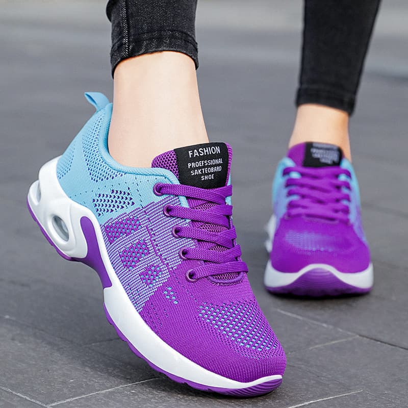 Women's shoes spring cross-border women's sports shoes large size soft sole running shoes air cushion shoes shoes casual mesh shoes