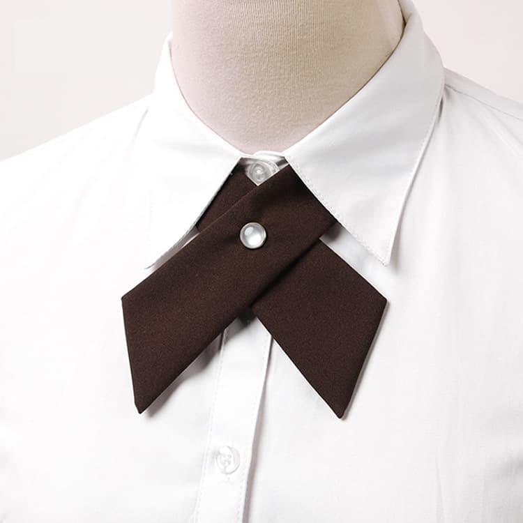 Student pleated skirt for students, bow tie for men and women with bow, Korean style 2